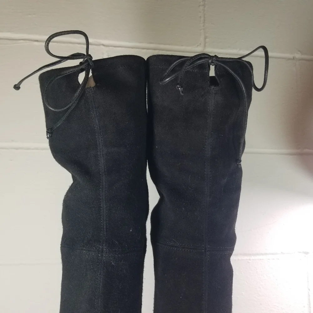 Stuart Weitzman black over the knee boots